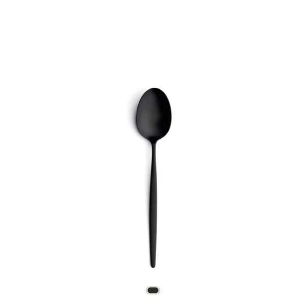 Solo Table Spoon by Cutipol - Matte Black - Matte Black