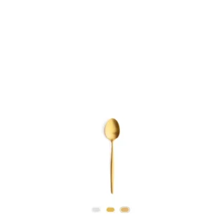 Solo Teaspoon by Cutipol - Matte Gold