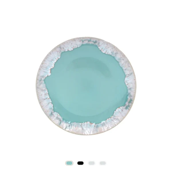 Taormina Dinner Plate, 27 cm by Casafina - Aqua