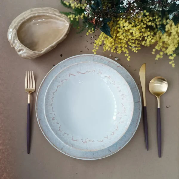 Taormina Dinnerware Set, 30 Pieces by Casafina - White -