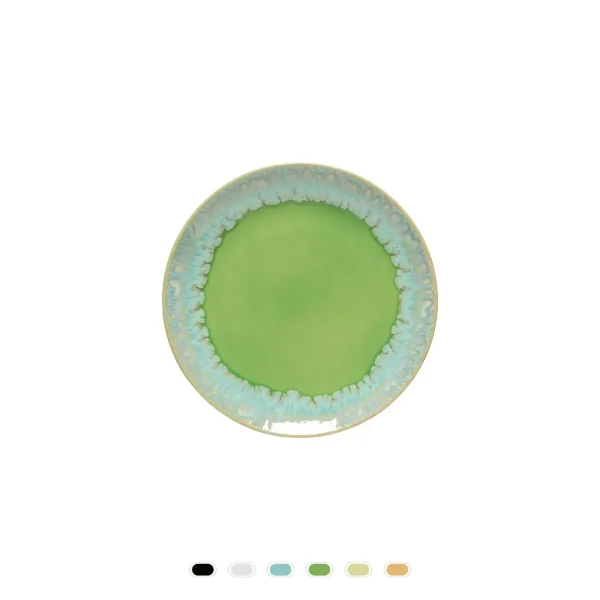 Taormina Salad/Dessert Plate 22 cm, Casafina by Costa Nova - Lime Green